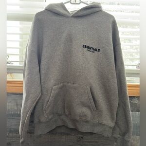Fear of God Essentials Heather Gray Hoodie